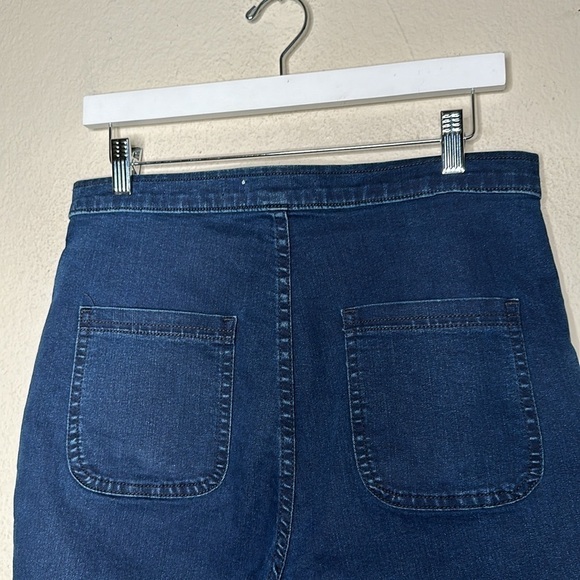 NWOT American Apparel The Easy Jean High Rise Stretch Skinny Blue Size Large - Picture 13 of 16
